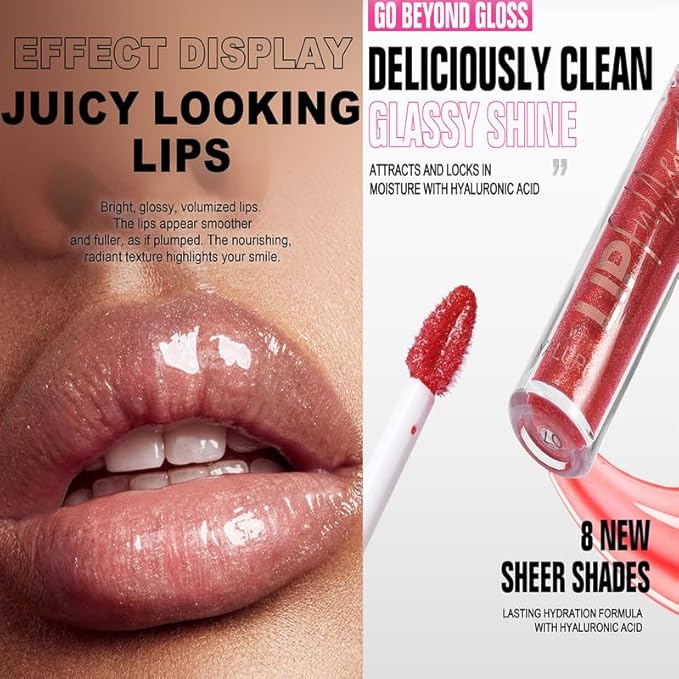 Hyaluronic Acid Lip Balm Gloss Moisturizing Hydrating Lip