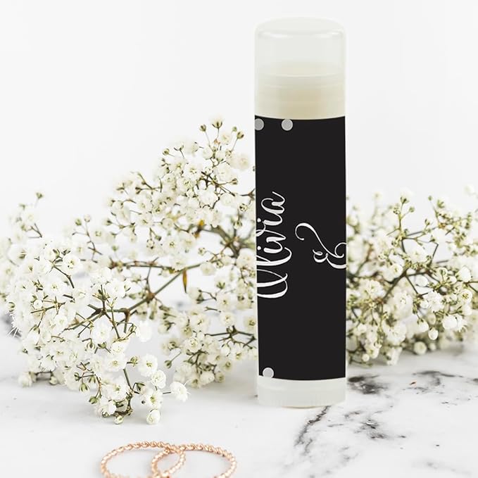 Andaz Press Personalized Bridal Shower Bachelorette Black,