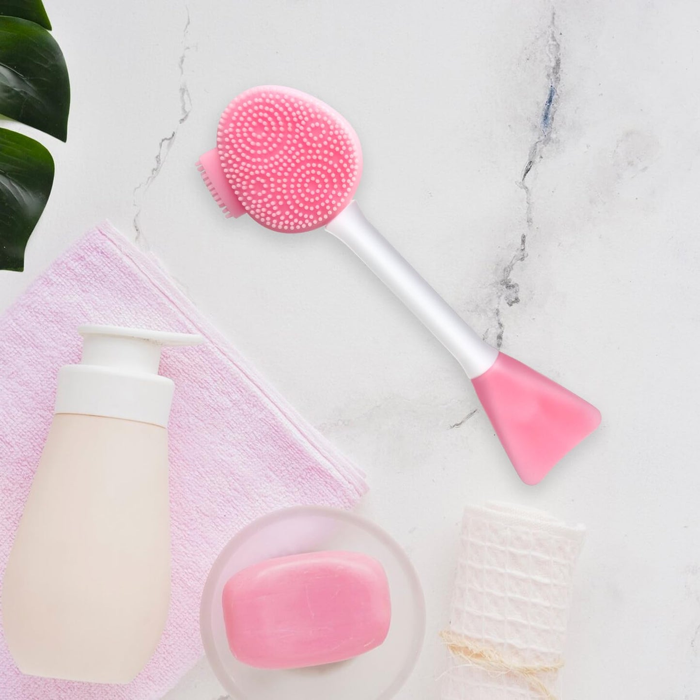 MUIIGOOD Silicone Face Scrubber Face Mask Brush Exfoliating Lip Cleansing Facial Cleansing/Wash Brush Exfoliator Blackhead Skin Care Tool Makeup Removes Dead & Dry Skin for Women Grils Men