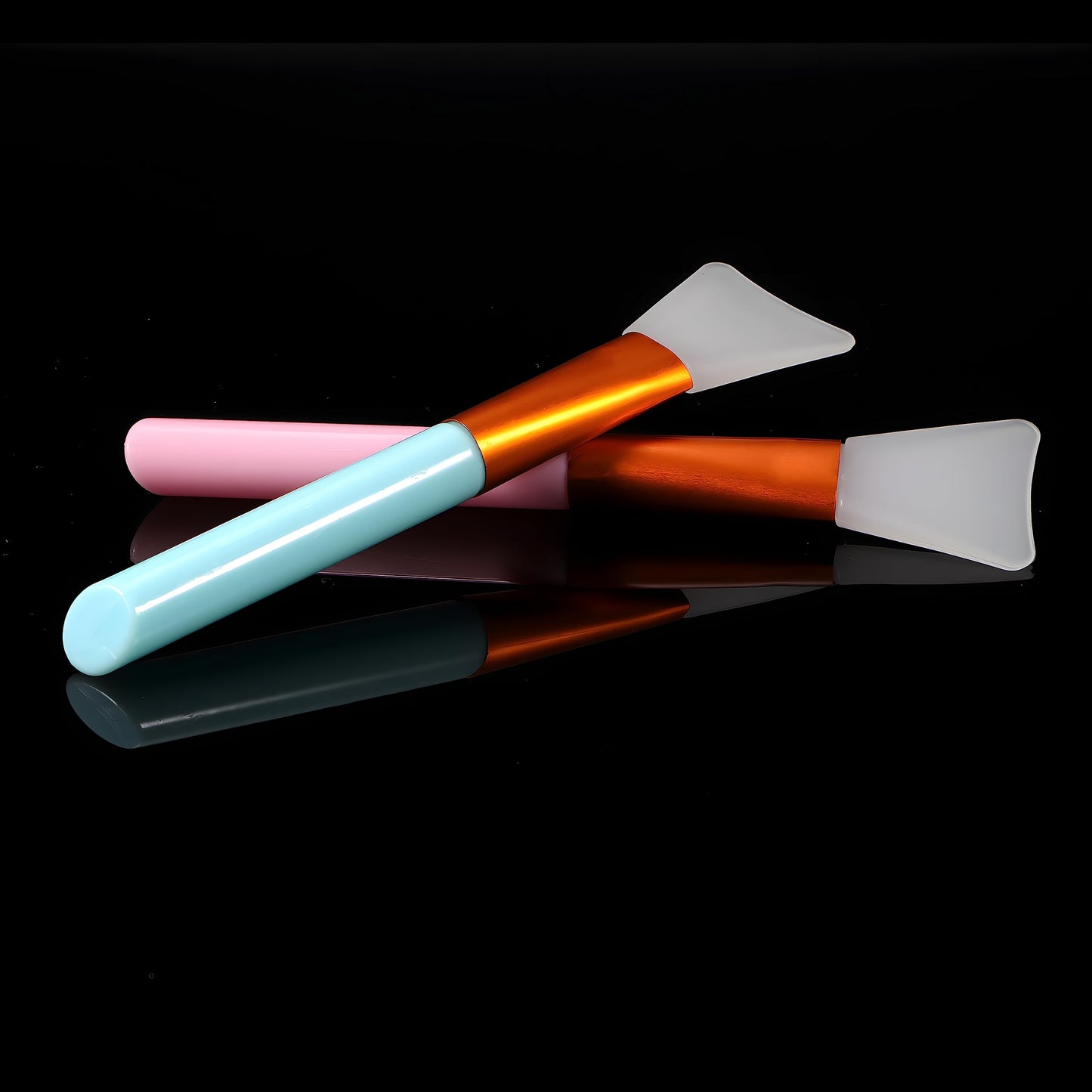 Face Brush Set 10pcs Manual Silicone Exfoliating Lip Brush Nose Cleansing Brush and 2pcs Mask Brush for Facial Skin Care