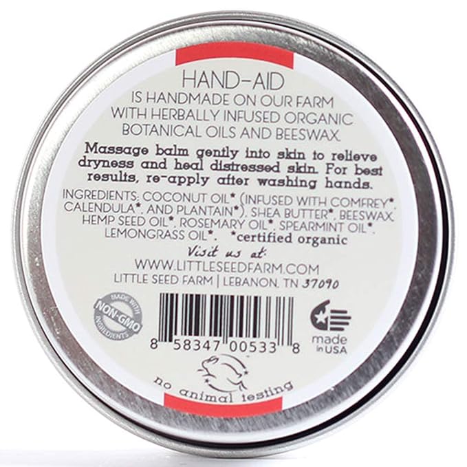 Little Seed Farm Hand-aid Healing Hand Balm, 1.5 Ounce