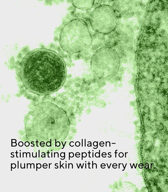 MÁDARA Organic Skincare |SKINONYM Semi-Matte Peptide Foundation, #OLDEN skin's texture. 50 G