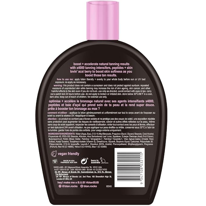 b.tan UV Tanning Bed Lotion |