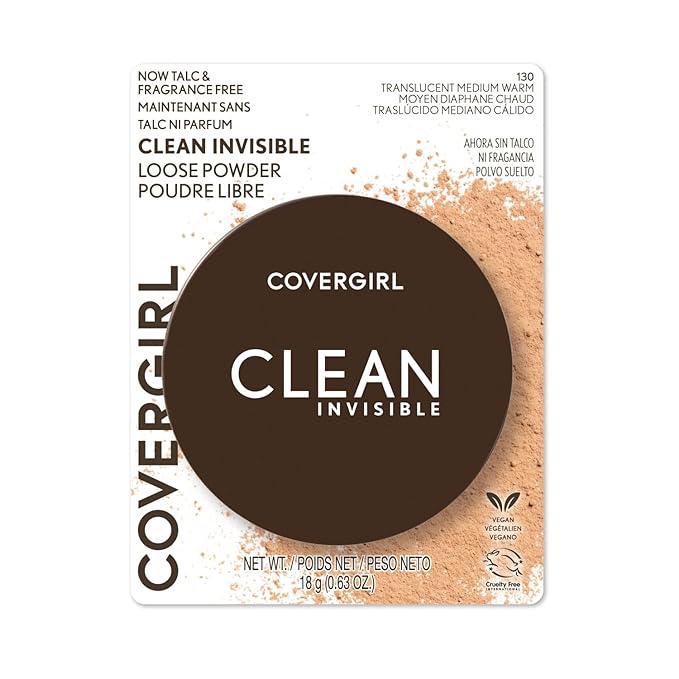 COVERGIRL Clean Invisible Loose Powder - Loose Powder, (0.63 OZ) 18 g