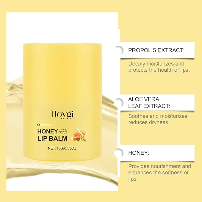 Honey Lip Balm, Propolis Long Lasting