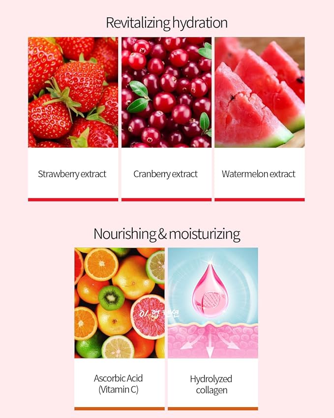 HOLIKA HOLIKA Heart Crush Glow Lip Tint Air – Korean Lip Tint with High Shine Juicy Fruit Jam Colors Lip Stain – Hydrolyzed Collagen & Vitamin C (01 WINSOME)