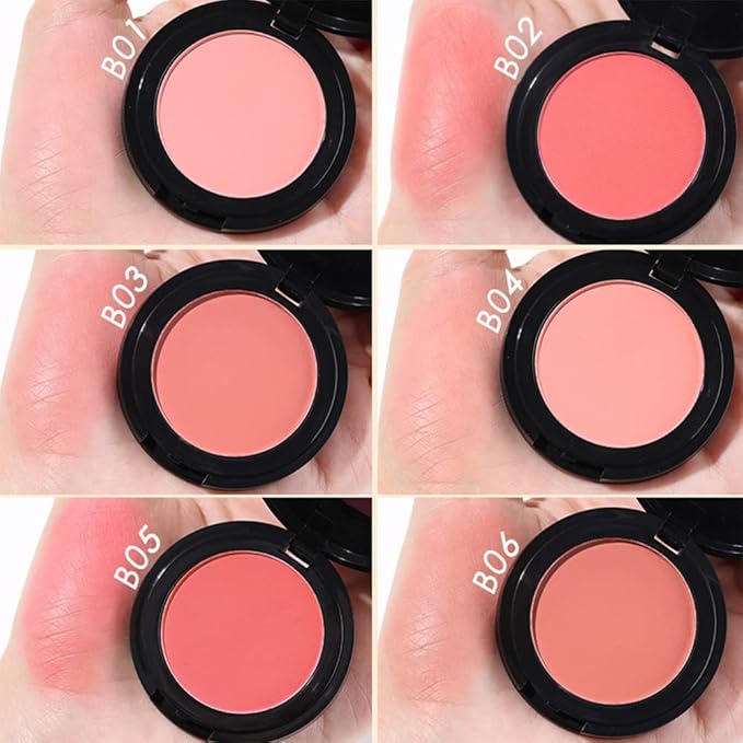 FOCALLURE Silky Face Pressed Blush,High Pigment Mineral Blusher,Create Blusher Makeup,CHARISMA