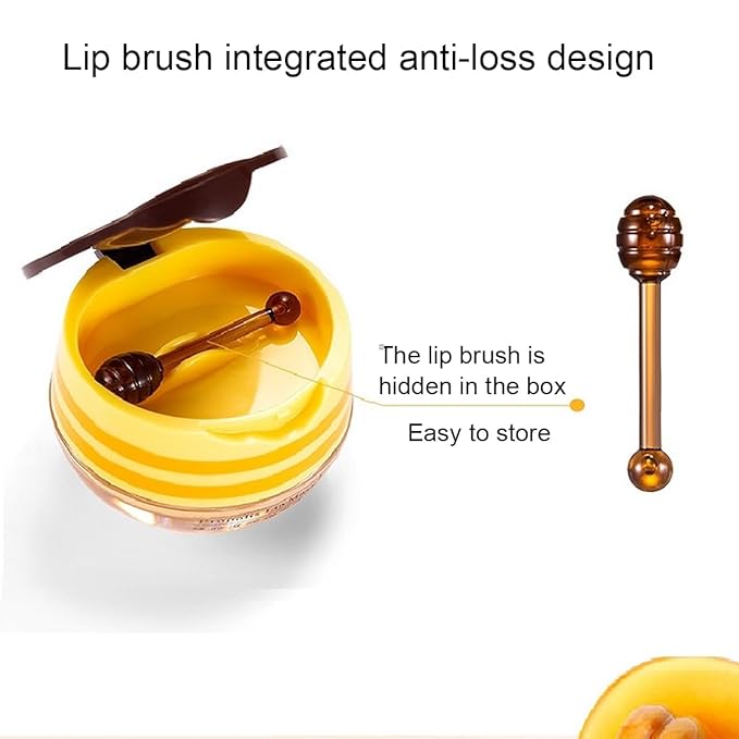 4 PCS Bee Lip Balm Honey