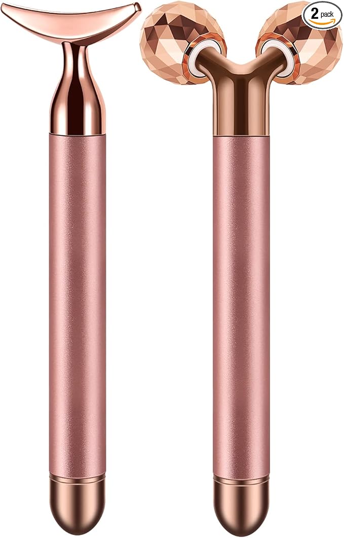 2-in-1 Face Massager Roller Electric Face