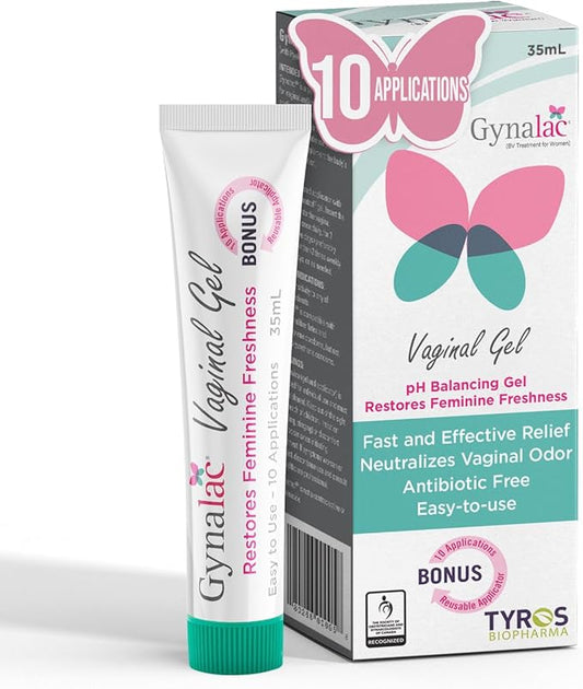 – PH Balancing Dual-Action Gel for Vaginal Health, Relieves Odor, Supports Healthy Bacteria, Fast-Acting, Paraben-Free, No-Mess for Women’s Health