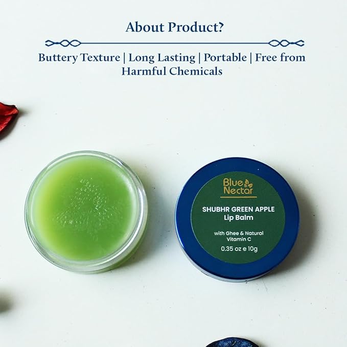 Blue Nectar Shubhr Green Apple Lip