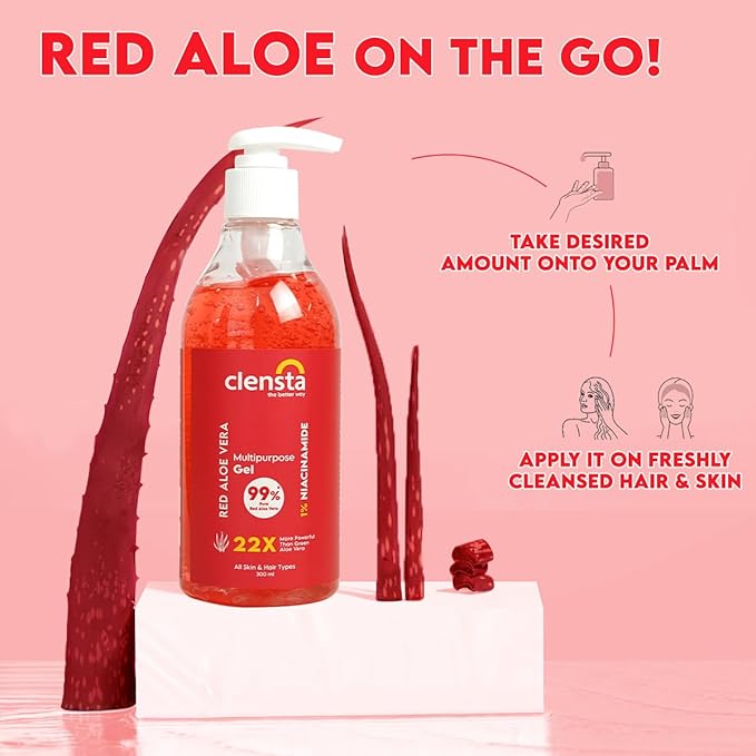 Clensta Red Aloe Vera Multipurpose