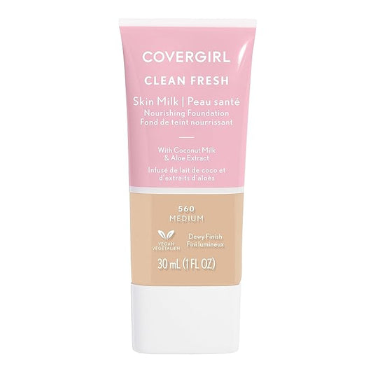 COVERGIRL, Clean Fresh Skin Milk Foundation, Medium, 1 may vary)