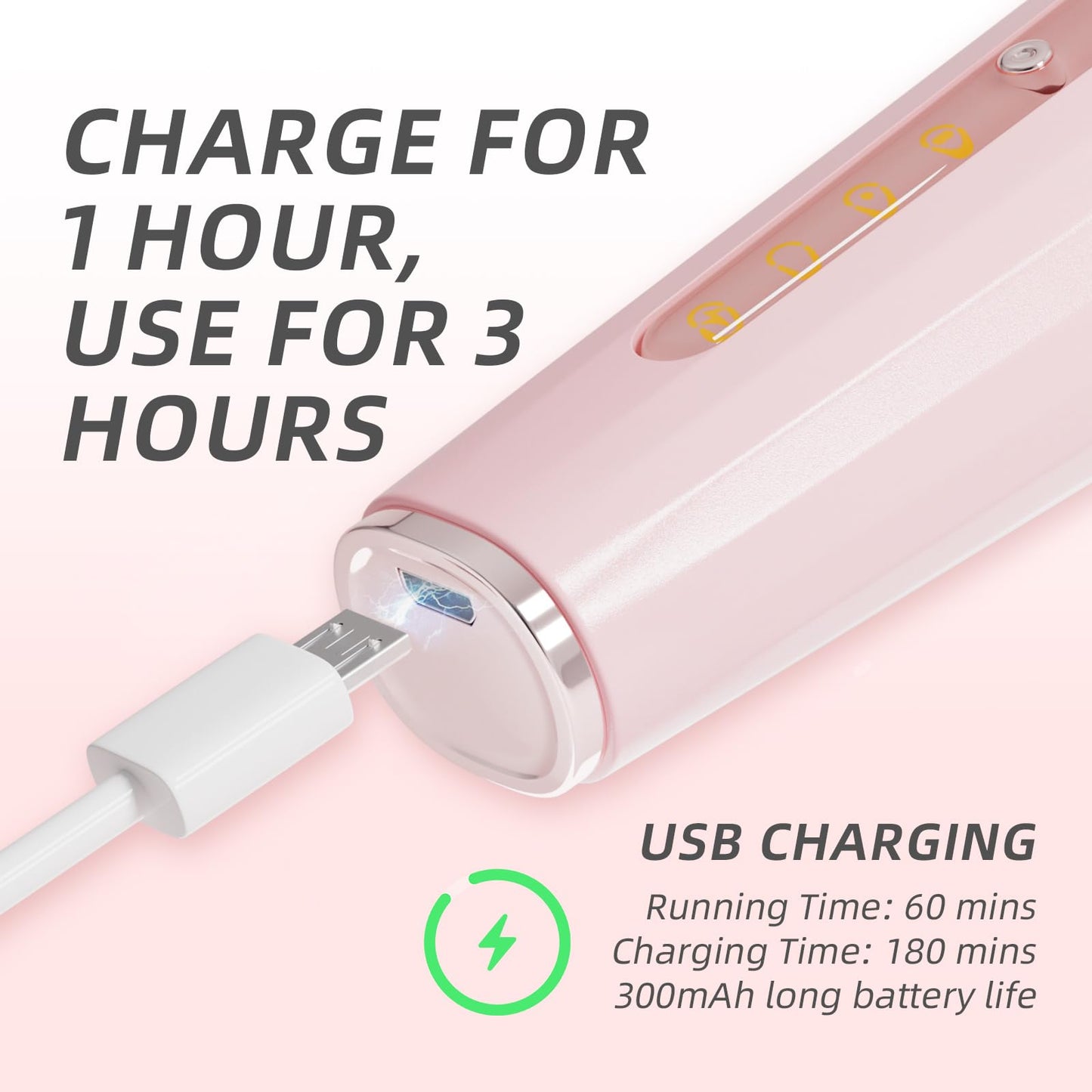 Blackhead Remover Pore Vacuum, Face Cleaner Extractor, 4 Suction Heads & 3 Adjustable Modes, USB Charging Interface, Blackhead Vacuum Kit for Women&Men(Pink)