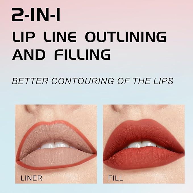 YOUNG VISION Gourd-Shaped Precision Liquid Lipstick & Lipliner YOUNG