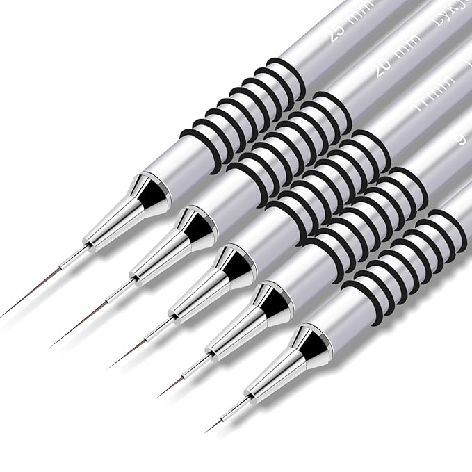 5pcs Nail Art Liner Brushes,Liner