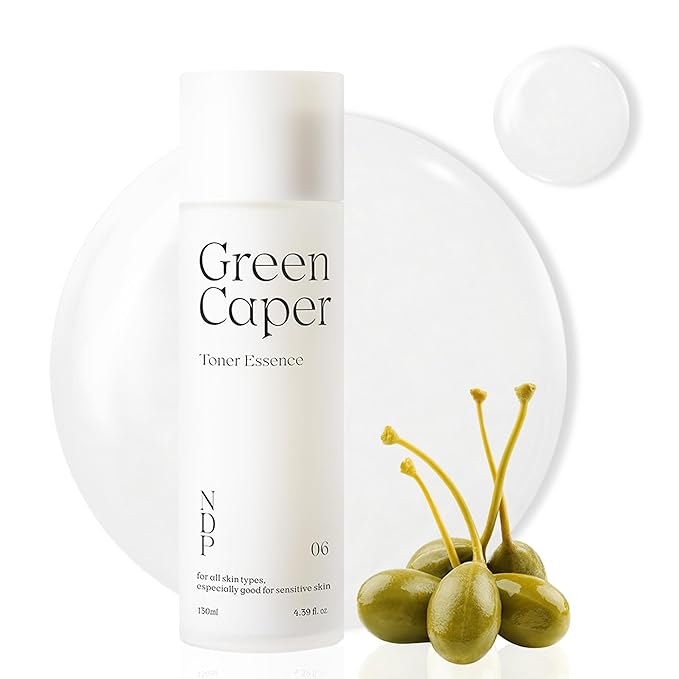 NDP Green Caper Milky Toner Essence - Hydrating Korean Toner for Face, Deep Moisture for Sensitive and Dry Skin, Panthenol, Madecassoside (4.39 Fl oz / 130ml)