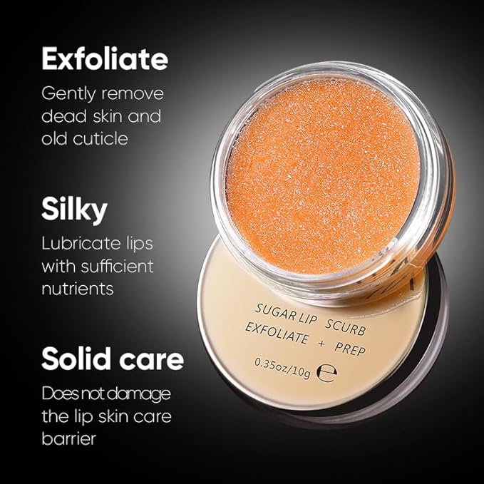 3Pcs Lip Care Set, Exfoliator Lip Lips