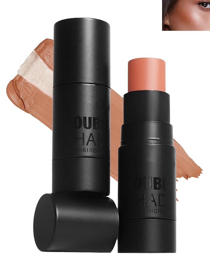 Cream Blush Stick Makeup for Cheeks, Natural Matte for Women-01