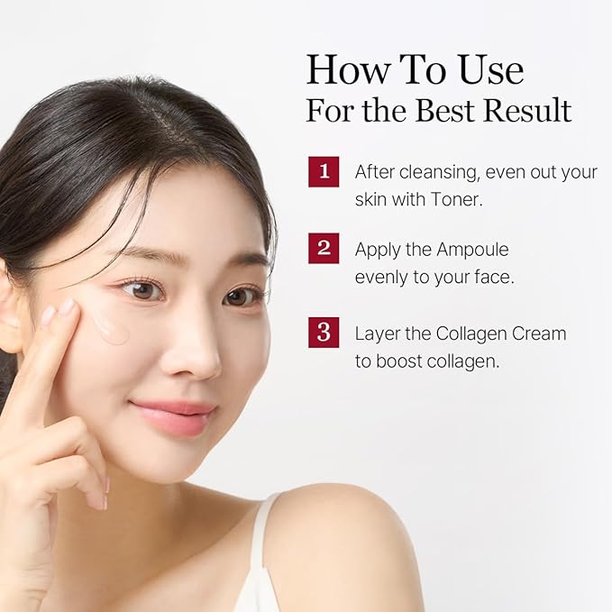 ROUND LAB Camellia Deep Collagen Firming Ampoule 1.01 Fl Oz, Hydrating and Elasticity-Enhancing Facial Serum with Multi Collagen for Smooth Fine Line and Firm Skin, Pore Tightening, Korean Skincare