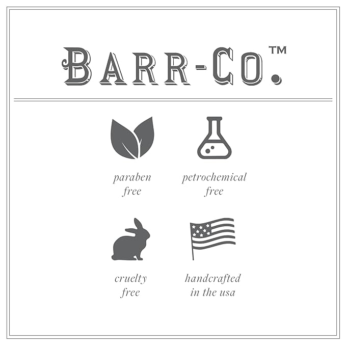 BARR-CO. Original Scent Shea Butter Hand Cream for Women & Men - Tranquil Milky Oat, Vanilla & Vetiver Hand Moisturizer for Dry Cracked & Working Hands - Moisturizing, Smooth Repair Cream, 3.4 fl oz