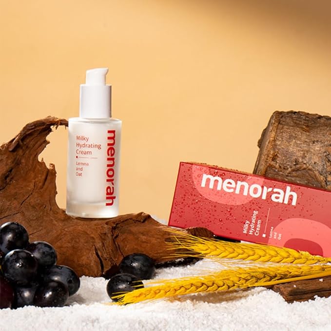 menorah Skincare Daily Skincare Set – Facial Cleanser Foam, Hydrating Toner, Anti-Aging Serum, Moisturizing Cream + Free Headband – Gift Set for Women