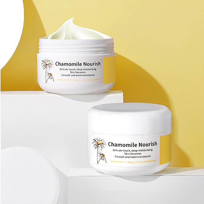Calm Skin Chamomile Moisturizer Cream,Hydrating, Redness Relief Face Moisturizer Lotion w Chamomile,For Dry, Oily, Sensitive Skin,Wrinkles & Fine Lines