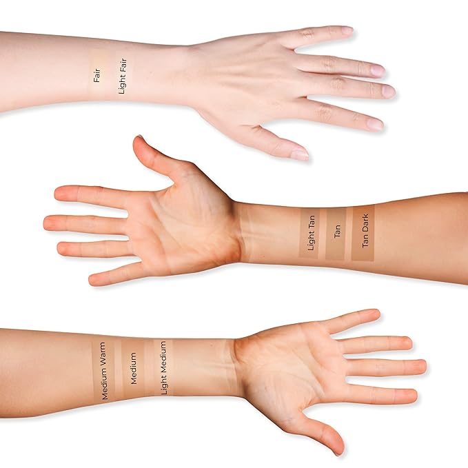 LUMINESS Silk Airbrush Spray Foundation & Buffing Brush Light Rich)