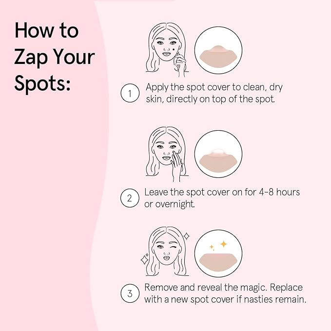 grace & stella Award Winning Pore Strip - Pimple Patches for Face - Hydrocolloid Acne Patches - Absorbs Zits, Reduces Redness - Cute Patches Dermatologist-Tested, Vegan (Multishape, 72 Count)