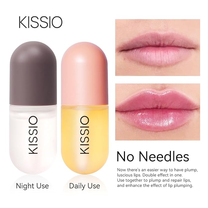 KISSIO Lip Plumper Set,Natural Lip Plumper,Lip