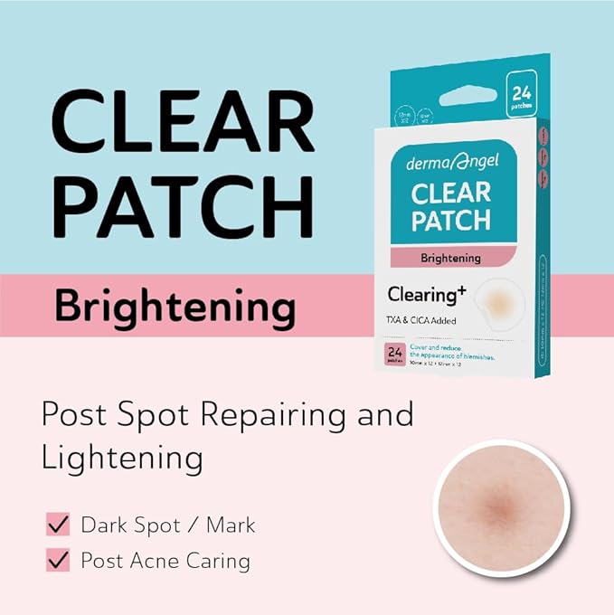 Dark Spot Patches Blemish Patches with Hydrocolloid, TXA & CICA for Active Acne & Post-Inflammatory Dark Spots - Day and Night Use - UPGRADED (Post Acne - 96 Count - 1 Size)