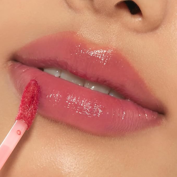 ETUDE Glow Fixing Tint #2 Mellow Pink | Non-sticky Glossy Shine Lip stain | Fills up with comfortable moisture | Tinting for dry lips