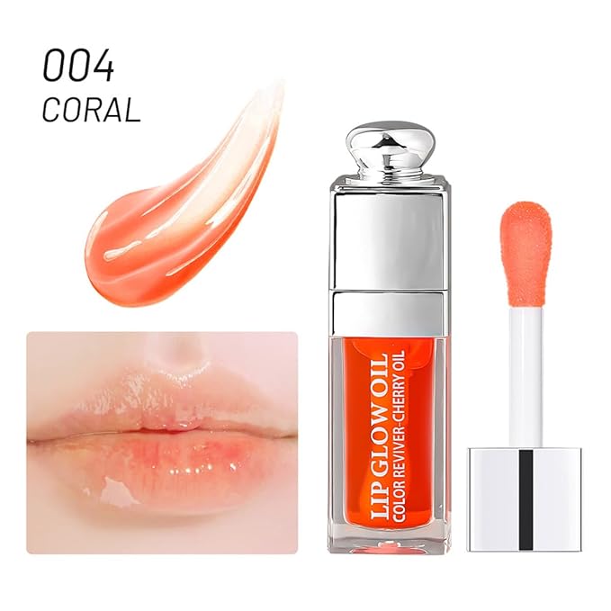 Hydrating Lip Glow Oil, Moisturizing Plumper