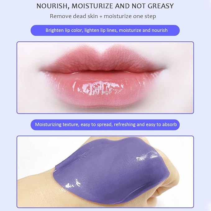 20Pcs Moisturizing Lip Mask, Lip Sleep