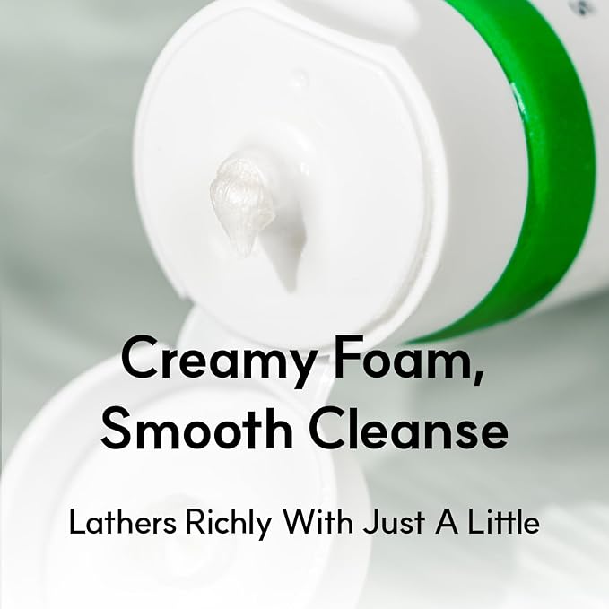 Spicule CICA Foam Cleanser, 3.38 fl oz/100ml | Hydrating Korean Face Wash with Centella Asiatica, Hyaluronic Acid & Tea Tree, Gentle Daily Cleanser for Sensitive & Acne-Prone Skin