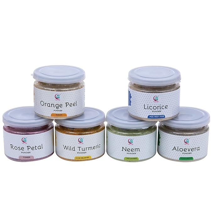 Ayurvedic Skin Care Sampler | Six Powders in 1oz