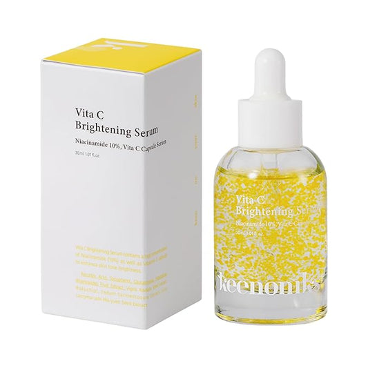 Dark Spot Glow Serum – 10% Niacinamide & Vitamin C Brightening Face Serum for Hyperpigmentation, Acne Scars & Uneven Tone | Hydrating Korean Skincare with Glutathione – 30ml, 1.01 Fl Oz