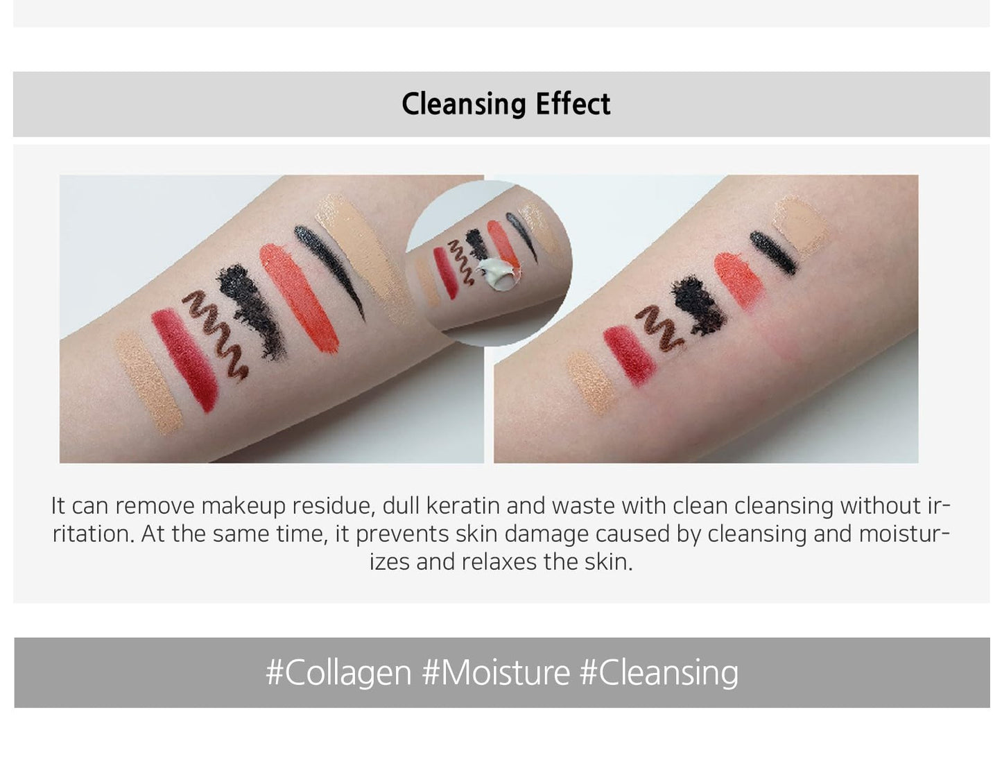 Enough Collagen Soft Milky Moisture Cleansing & Massage Cream, Deep Hydrating Face Cleanser and Makeup Remover, Korean Skincare for All Skin Types, 10.58 oz (300g)