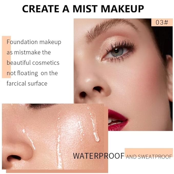 Foundation Full Coverage Liquid Foundation Cream - Lightweight