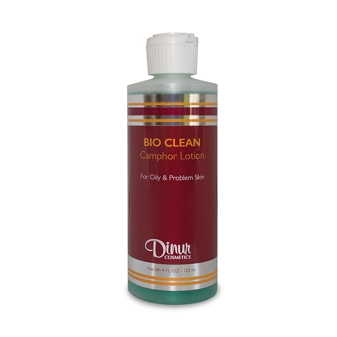Bio Clean Camphor Lotion for Oily & Problem Skin Balances Skin Texture Helps Drying & Fight Blemishes 4 fl. oz. 120ml