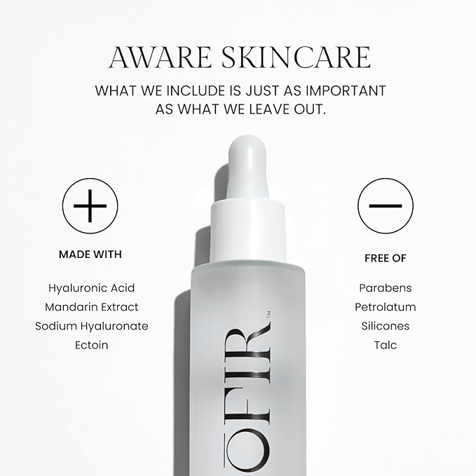 OFIR Barrier Drops Hydrating Primer Serum for Women | Brightening Vitamin C Face Serum with Lumi Vegan Texture | Lightweight Skin Enhancer for Daily Glow | Daily Base Primer | 1 FL OZ Bottle