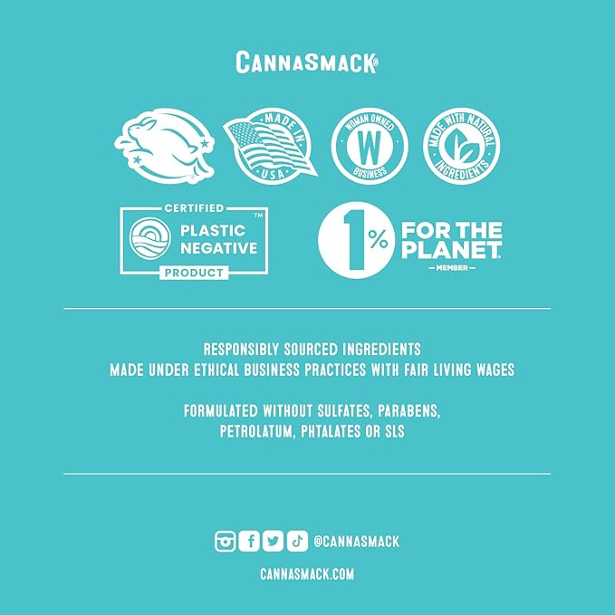 CannaSmack Natural Hemp Lip Balm - Flavor