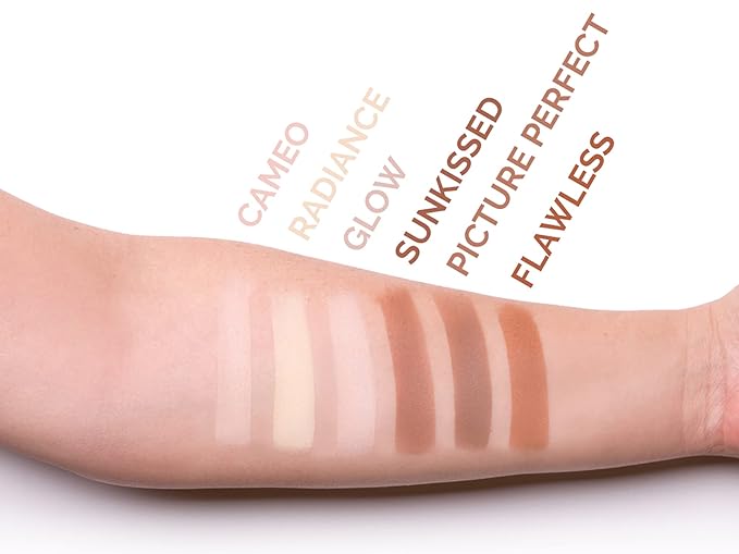 Aesthetica Cosmetics Contour and Highlighting Powder Foundation Palette/Contouring