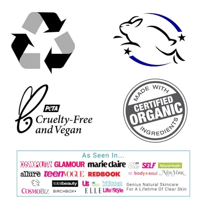 Gentle Facial Cleanser 6 oz for Women and Men - All-in-One Cleanser Face Wash | Hydrating Cleanser & Gel for Sensitive Skin | Natural, Organic Facial Wash - USA Made