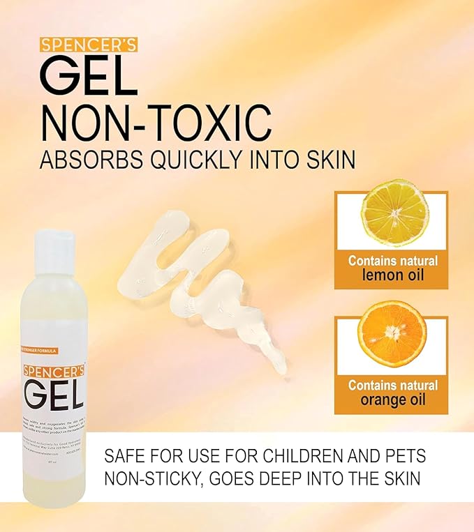 Spencer's Gel Alkaline Formula (8oz) Since 2004 The Only High-pH Solution for Stubborn Skin Issues (Boils, Furuncles, Ulcerations, Pressure Wounds, etc.) Non-Stinging, Fast-Acting