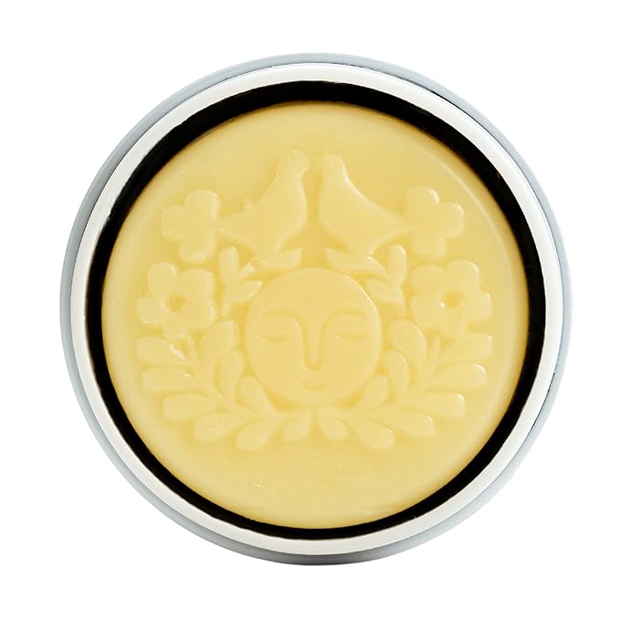 Moon Valley Organics Herbal Lotion Bar in Lavender, Moon Melt Bar, Calendula and Comfrey, Beeswax, Heal and Restore Chapped Skin, Soothing