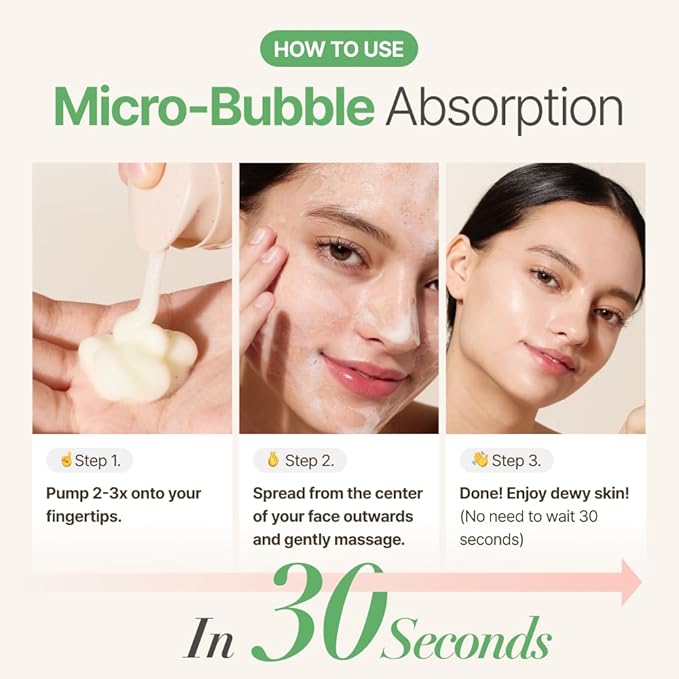 MENOKIN 30 Seconds Quick Bubble Mask [CLEAR] - [Cica] in Micro-bubbles For Soothing & Skin Strengthening, Hydration, Clearer Complexion, Korean Skin Care Essential, 52 Uses, 2.36 fl.oz