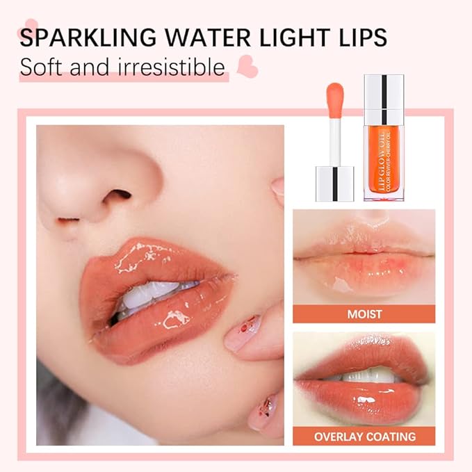 Ibcccndc Lip Oil Hydrating Tinted Balm,Lip