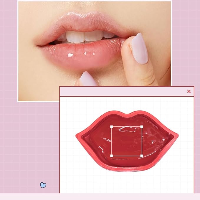 PS.PRETTYSKIN Rose Lip Masks for Dry