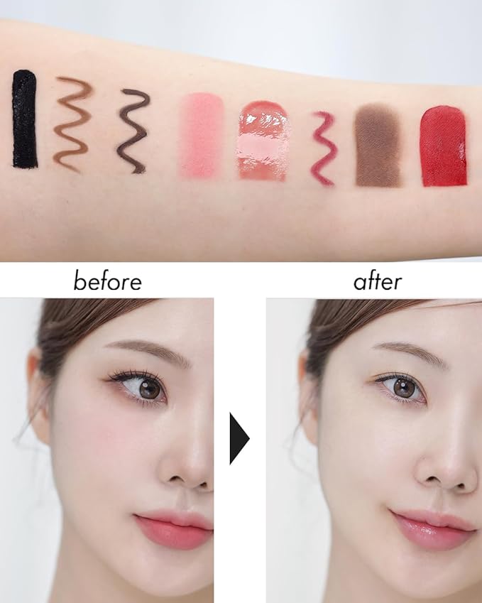 VIDIVICI Face Clear Deep Cleansing Balm - Silky Black Sorbet Texture, Oak Charcoal Infused, Single-Step Makeup Removal, Moisturizes & Brightens Skin, Hypoallergenic Sebum/Keratin Care, 3.38oz.